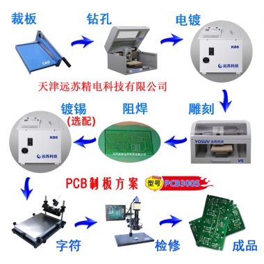 PCB制板带绿油字符 远苏精电成品板电路板制作 PCB300S